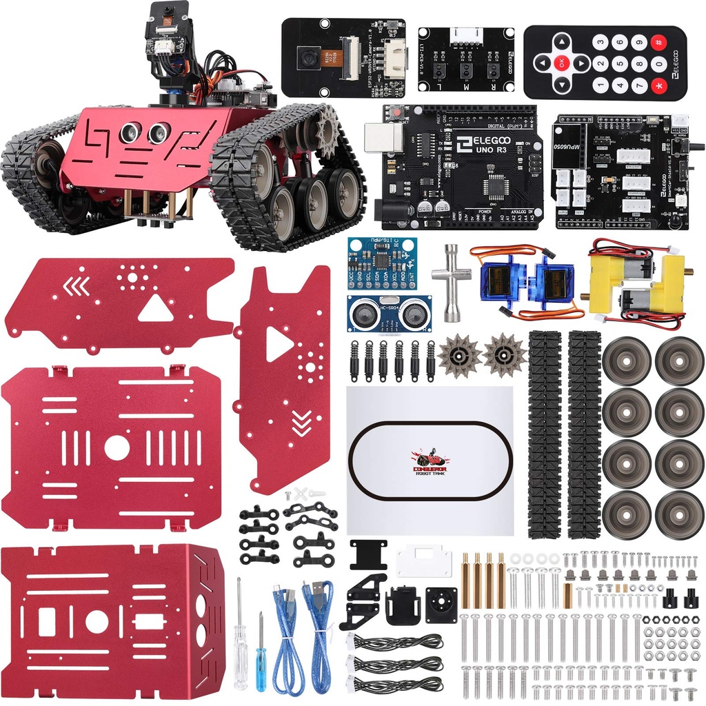 ELEGOO Kit de tanque de robot Conqueror con UNO R3