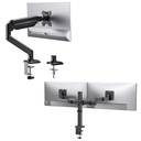 ErGear Brazo de monitor único para pantallas de 13 a 34 pulgadas, de gas ajustable