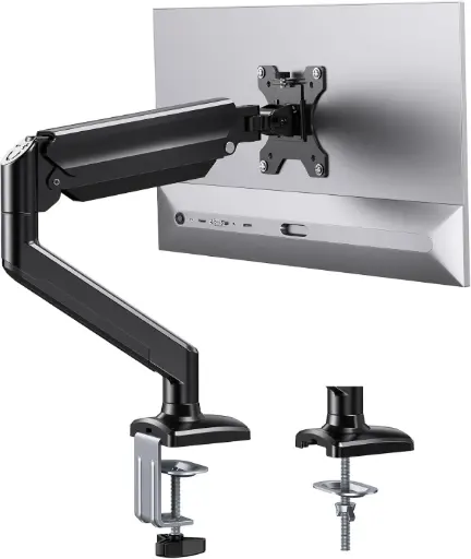 [BM-00010899] ErGear Brazo de monitor único para pantallas de 13 a 34 pulgadas, de gas ajustable
