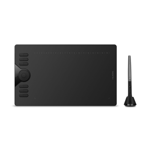 [TDG-00005747] HUION Tableta de dibujo HS610 con lápiz óptico sin batería 8192 función de inclinación de presión