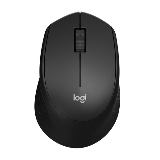 [MUSE-00011316] Logitech M330 Silent Plus, mouse inalámbrico grande, color negro, Negro