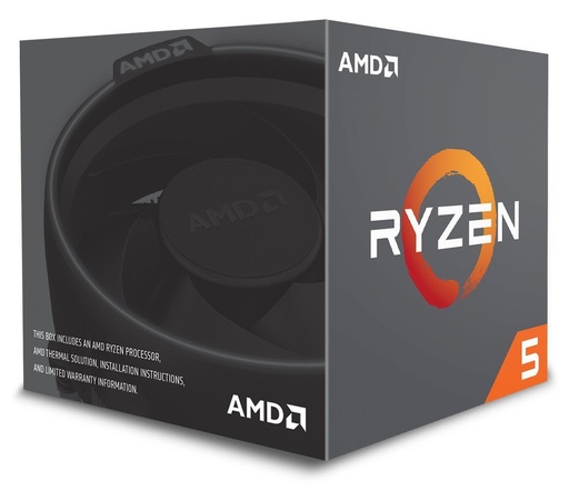 [PCSD-00000144] Procesador AMD Ryzen 5 - 2600 - Hasta 3.9 GHz - 6 núcleos y 12 hilos