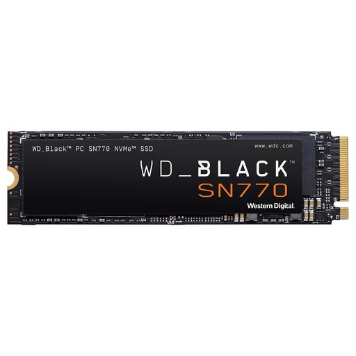 [SSD-00010053] Western Digital WD_BLACK SN770 NVMe - Unidad interna de estado sólido SSD para juegos de 2 TB - Gen4 PCIe, M.2 2280, hasta 5,150 MB/s - WDS200T3X0E