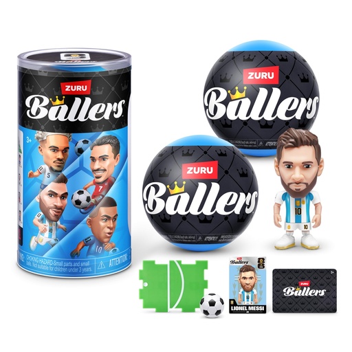 [PR-00063] Copa Mundial de la FIFA 2026™ Ballers Series 1 Paquete de 2 por ZURU - Producto oficial Sorpresa Unboxing Soccer Juguete deportivo coleccionable para niños a partir de 3 años