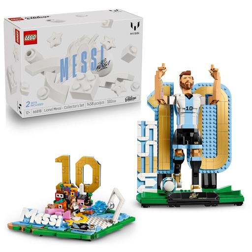 [PR-00082] LEGO Editions Lionel Messi - Juego de coleccionista, juguete de construcción para niños, coleccionable de fútbol, decoración deportiva para niños y niñas, a partir de 12 años