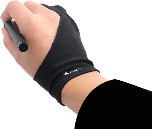 [PR-00089] Huion Artista Guante para dibujo tablet (1 Unidad, bueno para mano derecha o mano izquierda) – Cura CR-01 