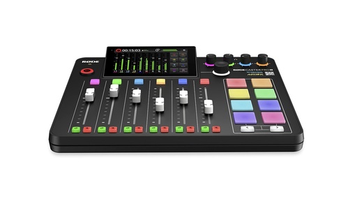 [PR-00124] RØDE RØDECaster Pro II Solución de producción todo en uno para podcasting, streaming, producción de música y creación de contenido, color negro 