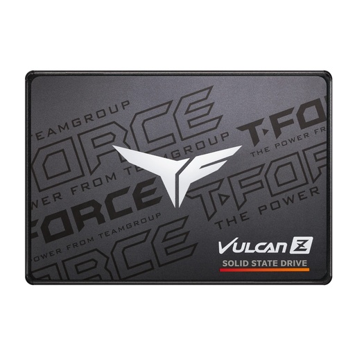 [PR-00314] TEAMGROUP T-Force Vulcan Z SATA III T253TZ001T0C101 - SSD interna de 1 TB, almacenamiento en caché SLC, 3D NAND TLC, 2.5 pulgadas (velocidad de lectura/escritura de hasta 550/500 MB/s) 