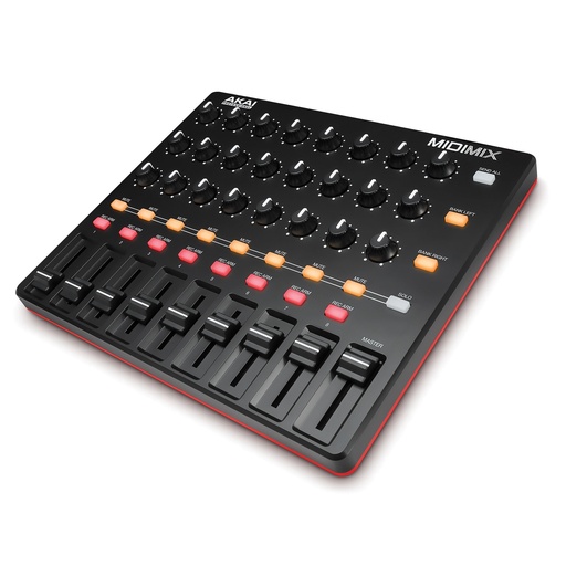 [ADIO-00012392] Akai Professional MIDImix consola mezcladora DAW de alto rendimiento USB (24 perillas / 16 botones / 8 reguladores de volumen)