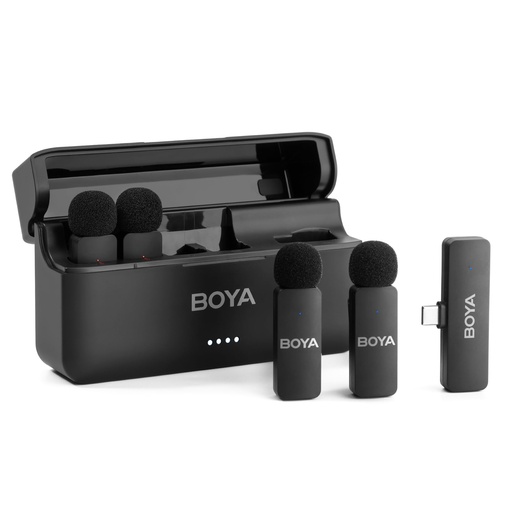[JONT-00011599] BOYA BY-V4U Micrófono Lavalier inalámbrico