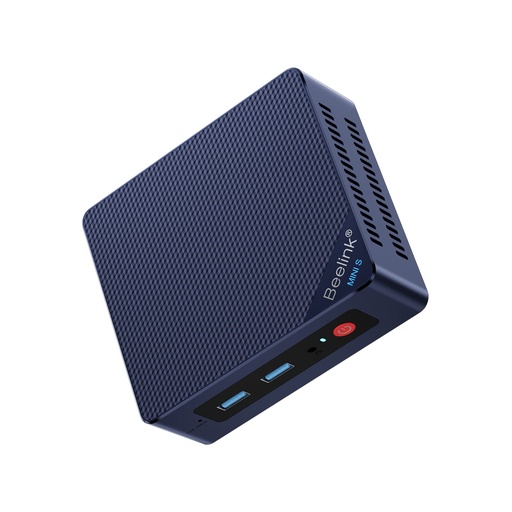 [PC-00010719] Beelink Mini PC S12 Pro, Intel 12ª generación Alder Lake - N100(hasta 3.4 GHz), 8 GB DDR4 RAM 256 GB M.2 SSD, soporta para computadora de escritorio 4K Dual Display/USB3.2/WiFi 6/BT5.2/Gigabit