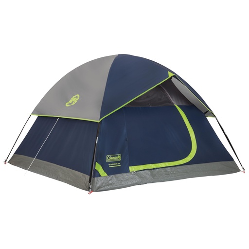 [CING-00012366] Coleman Sundome tienda de campaña con mosca de lluvia, tienda de campaña para 2 personas se instala en 10 minutos, refugio resistente a la intemperie para camping, festivales, patio trasero